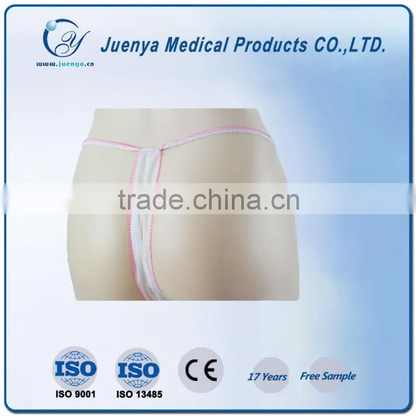 White Women Disposable Nonwoven Panties, G-string photo-2