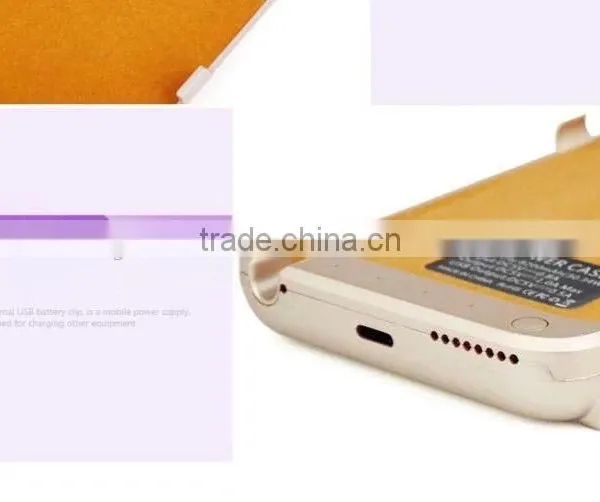 2016 New Arrival Cell Phone Case With Battery Charger for Iphone 6 photo-5