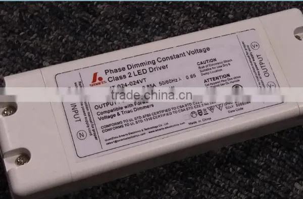 ETL Listed 110v 12v Transformer Triac Dimmable 12vdc 36w Led Driver photo-5