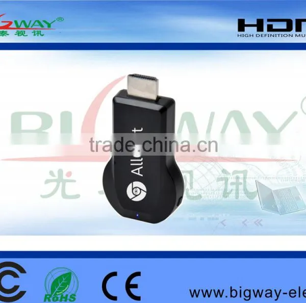 Bigway High Quality Hot Sale Wifi Display Dongle Ezcast Anycast Miracast M2 Android tv Stick photo-2