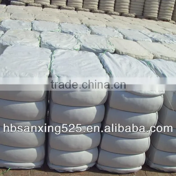 100% Sheep Wool Waste 34-35mic, 30-50mm, Natural White Color photo-4