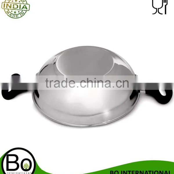 Stainless Steel Tri Ply Kadhai -22,24,26cm photo-2