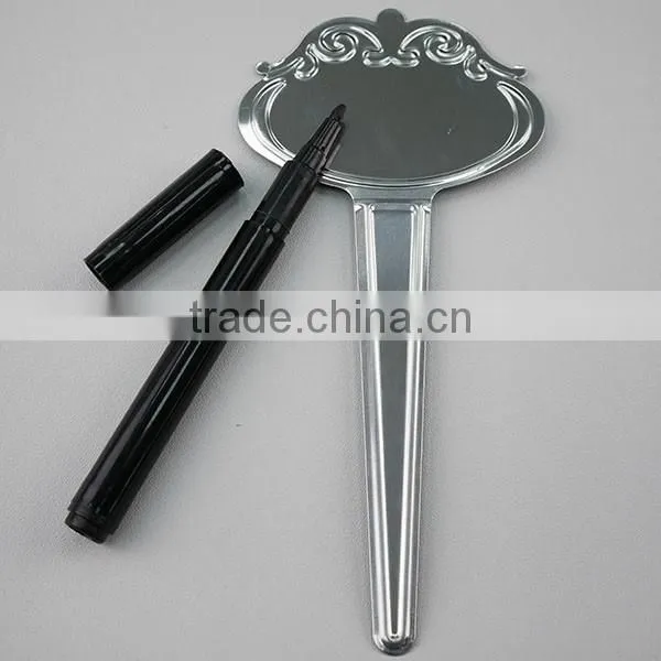 17cmL Gardening Marker Pen With Ornamental Stainless Steel Metal Name Tag photo-4