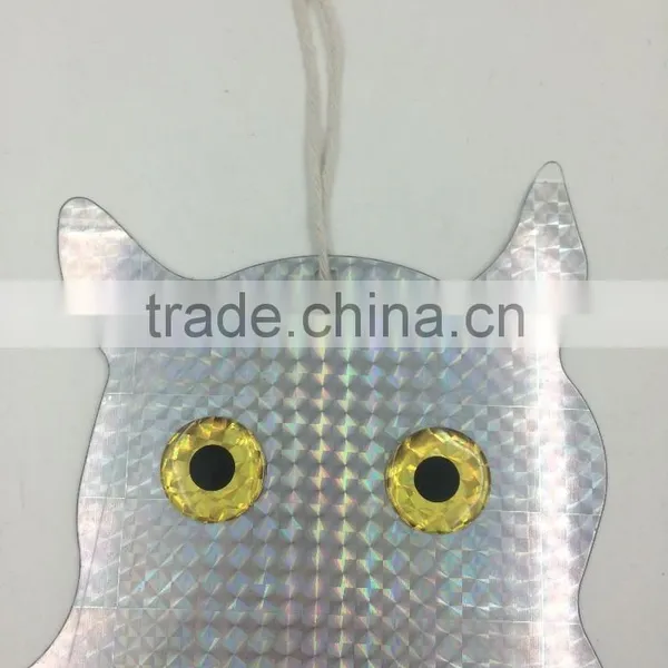 PK 2 Outdoor Decor Reflecting Guard Owl,Scare Owl,Bird Repellent,Owl Deterrent photo-4