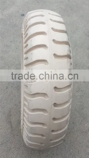 Airport Luggage Trolley Small Coloured Solid Tires 4.00-8 Wheel 3.75 Rims Tyre photo-4