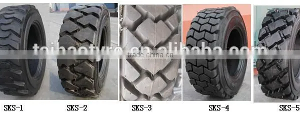 China Factory Used Tyre Skis Steer Tyre 10.16.5 12-16.5 photo-3