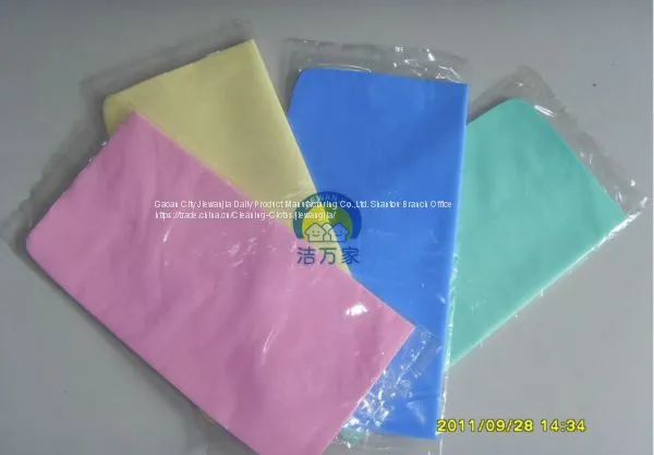 Funtional Wet towel wipepva chamois Cleaning cloth photo-3