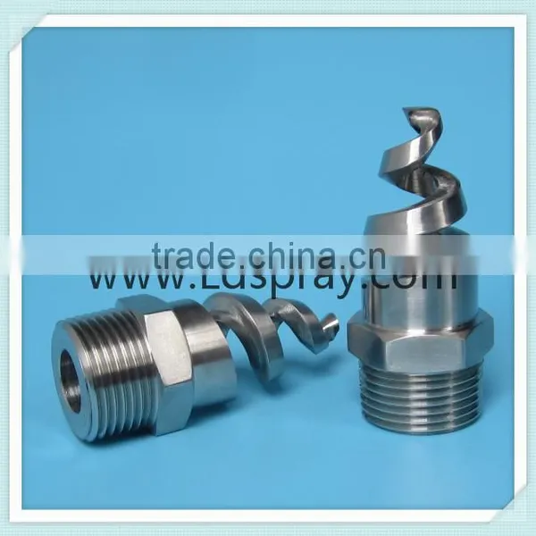Stainless Steel Brass Anti-cloging Spiral Full Cone Spray Jet Water Nozzles photo-3