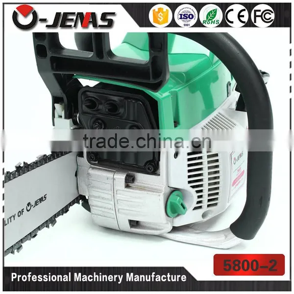 China Manufacturer 58CC 2-stroke Single Cylinder Forced Air Cooling 5800 Chainsaw for Sale photo-6