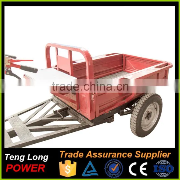 High Quality Gear Driven Agricultural Mini Power Tiller Trailer For Sale photo-3