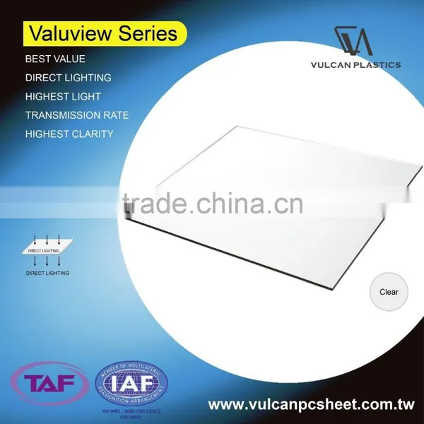 UV Resistant Transparent Solid Corrugated Polycarbonate Sheets (Valuview Clear Series) photo-5