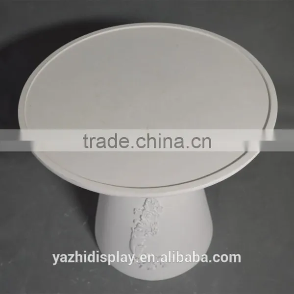 Modern Fashion Round Fiberglass Flower Coffee Table photo-3