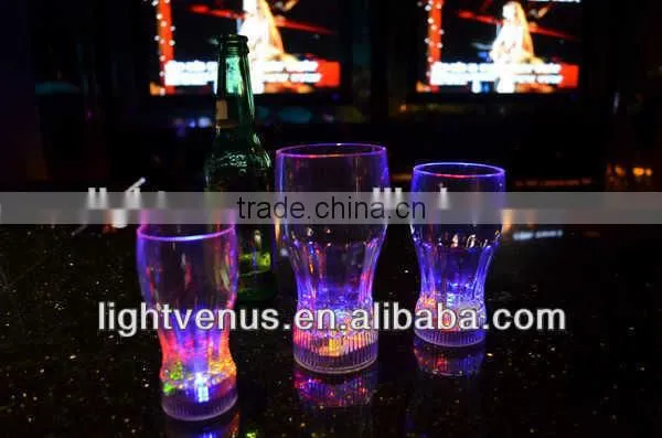 Liquid Active LED Glow Glasses Wine Drinking Glass Holder photo-2