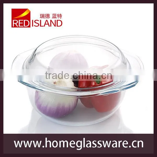 0.7L Transparent Tempered Glass Bowl Set for Microwave Oven photo-5