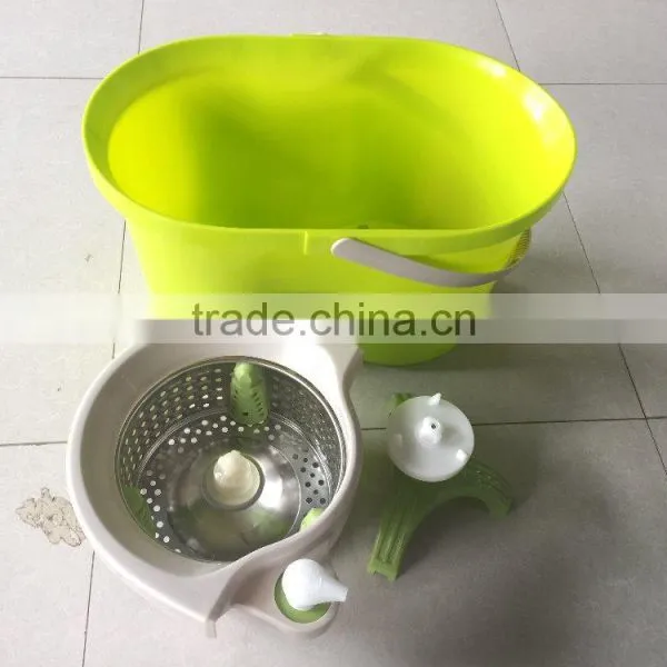 Detachable Basket and Base Spin Mop Big Metal Mop Bucket photo-2