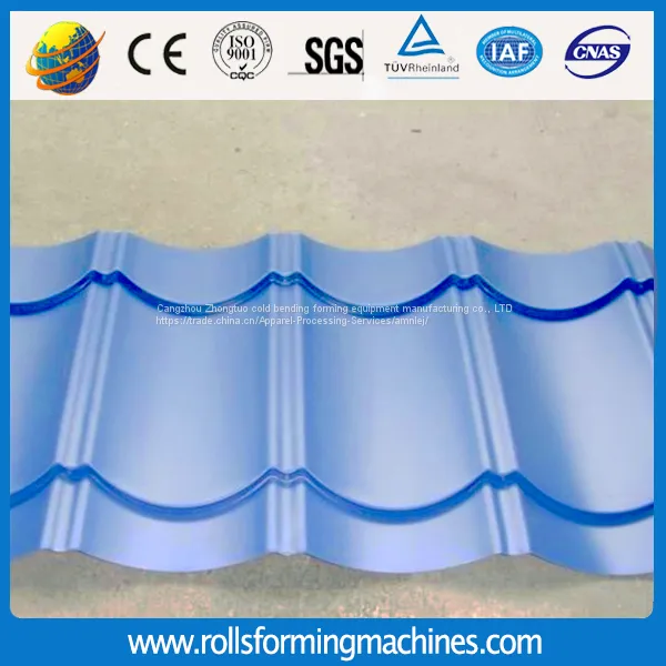 Villa Glazed Roof Tile Roll Forming Machine| Step Roof Glazed Tile Roll Forming Machine photo-3