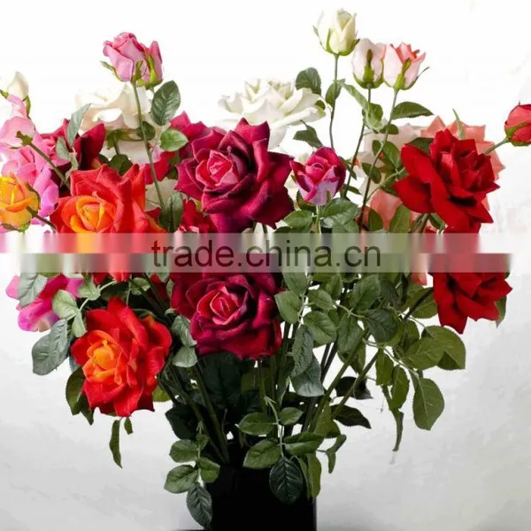 SJ11001107 Wholesale Artificial Flowers/high Initation Rose/decorative Single Rose photo-2