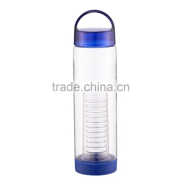 BPA Free Proof Tritan Fruit Infuser Sports Water Bottle With Easy Carrying Handle(Multiple Colors) photo-4