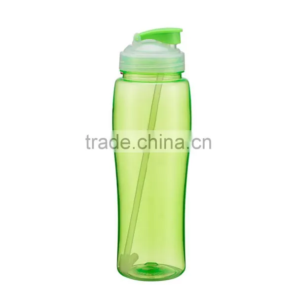 Eco-Friendly 750ml Portable BPA Free Sport Drink Cycling Hiking Outdoor Bike Gym Water Bottle With Flip Straw Space Cup photo-4