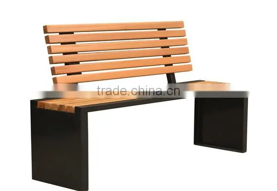 Modern Outdoor Furniture,Wooden Long Bench In Park photo-6