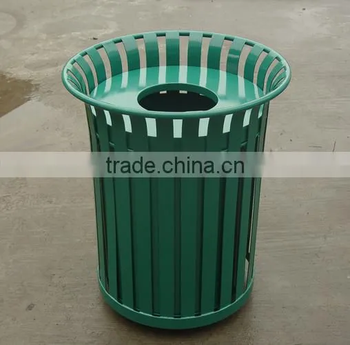 Arlau Outdoor Metal Steel Wastebasket Street photo-4