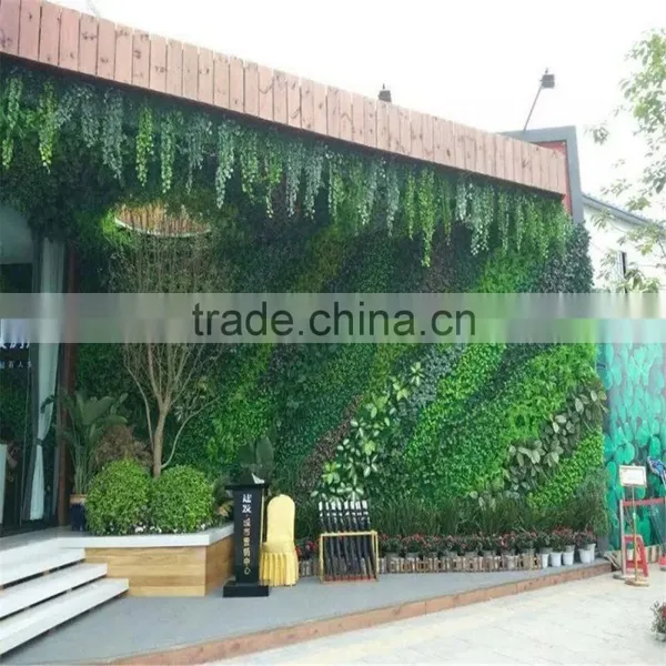 China Wholesale Fabric Plastic Artificial Plant Wall Insulation Outdoor Usage photo-3