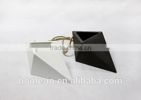 Home Decorative Custom Hanging Concrete Plant Pot Cement Flower Pot photo-3