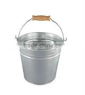 Galvanized Household Metal Garden Bucket With Handle