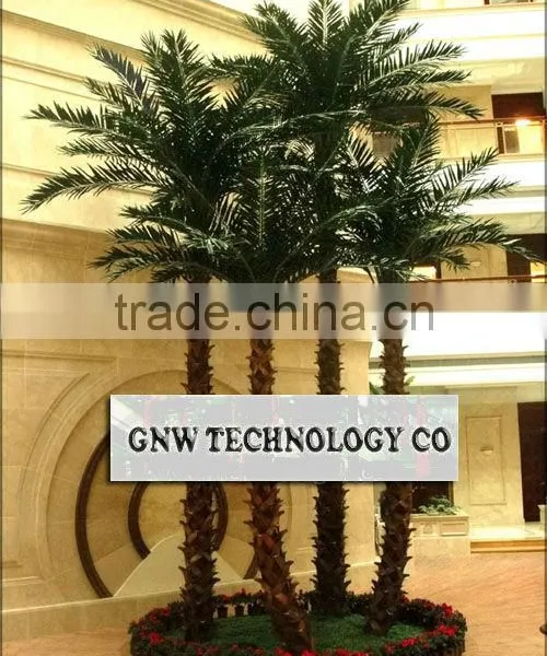 APM030 GNW 18ft High Artificial Outdoor Palm Trees Sale Artificial Green Plant for Park Landscaping Decoration photo-3