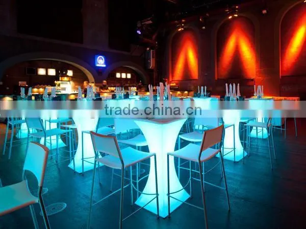 L Shaped LED Table, Illuminated Led Table With Color Changing photo-4