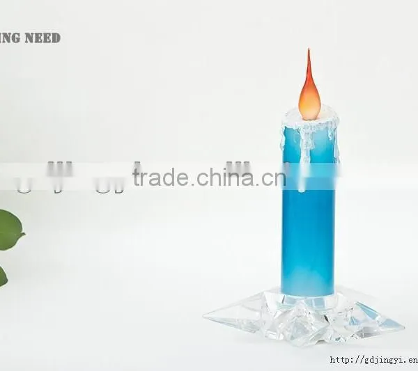 Acrylic Wedding Party Led Star Base Candle Light Christmas Decoration Gift photo-3