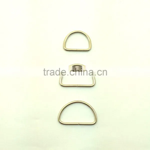 Steel Rings / Brass Finish Metal D Ring / Metal Hardware Ring photo-5
