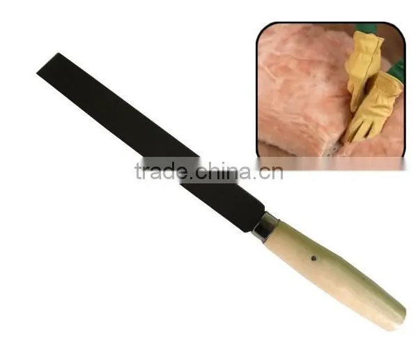 High Carbon Chrome Vanadium Fiber Glass Insulation Material Glass Fiber Multi Constuction Function Knife With Hardwood Handle photo-4