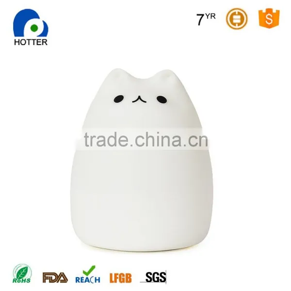 7 Colors Chageable High Quality Silicone Kids Night Light photo-6