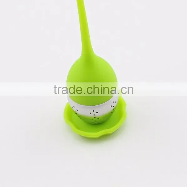 High Quality Metal Tea Infuser With Silicone Handle photo-5