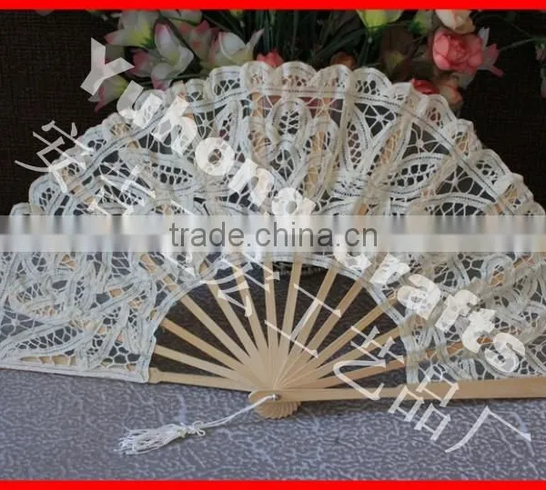 Beautiful Bamboo Lace Fan photo-2