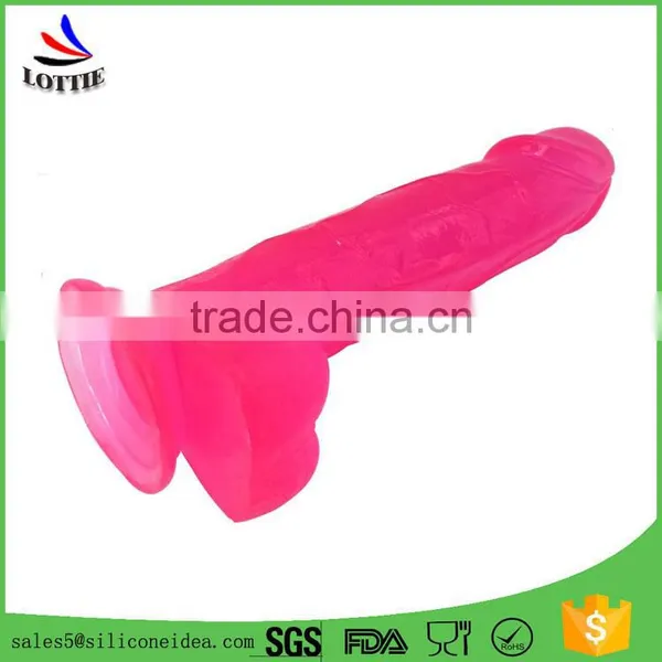 New Design Sextoy Skin Huge Dildo Realistic Feeling Soft Flexible Women Sex Toys Dildo photo-4