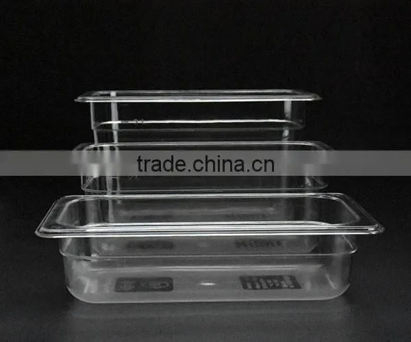 Kitchen Strorage Pan Food Box Transparent Plastic gn Pans photo-4