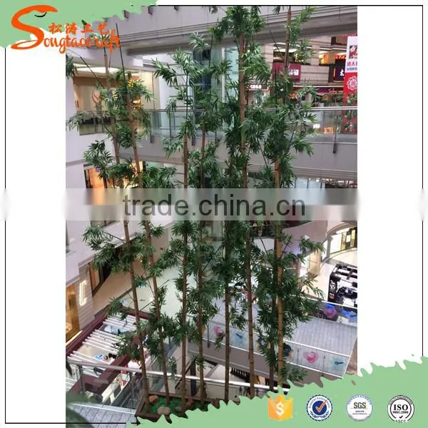 2016 New Sale Artificial Bonsai Leaves Green Artificial Bamboo Tree Tall Songtao Bamboo photo-3