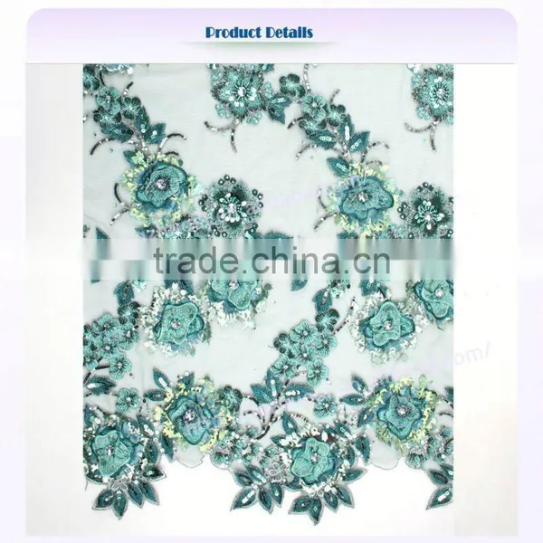 High-quality Crystal Beaded Lace Trim
