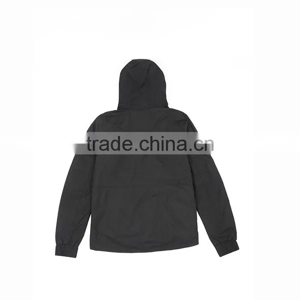 Latest New Design High Quality Casual Black Front Zipper Men Winter Jacket photo-2