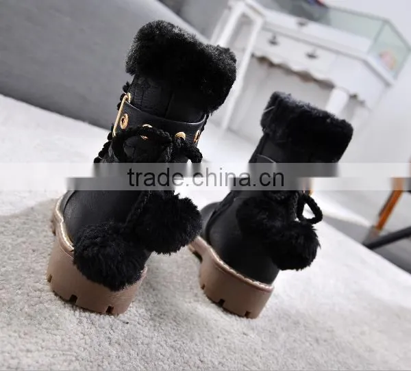 Zm40338b New Model Beautiful Snow Boots Fashion Childern Dueable Winter Shoes photo-5