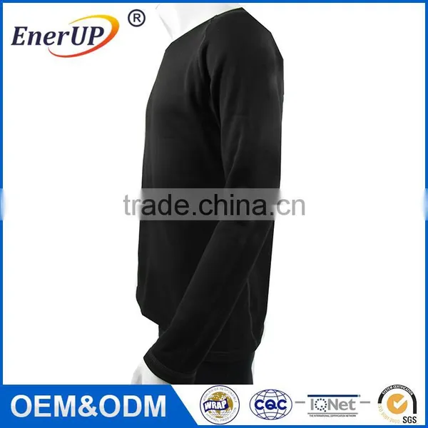2017 New Blank Merino Wool t Shirt Men's Under Base Layer Long Sleeve T-Shirts photo-2