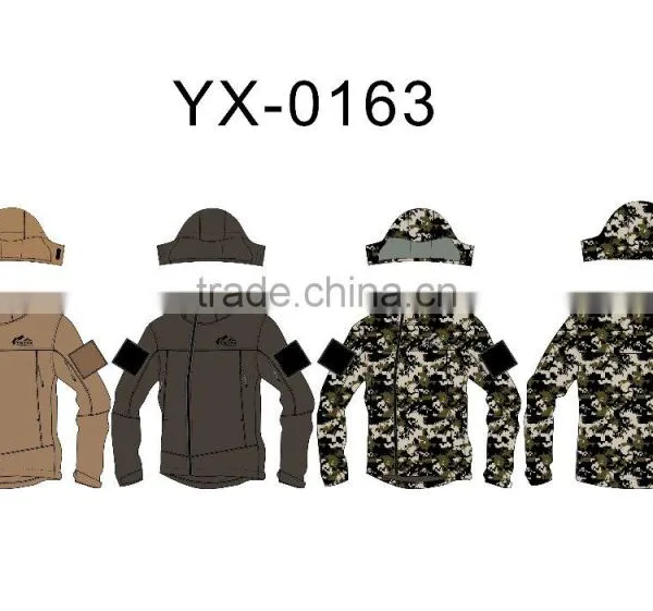 OEM Wholesale Men's Softshell Jacket New Design Hunting Jacket photo-5