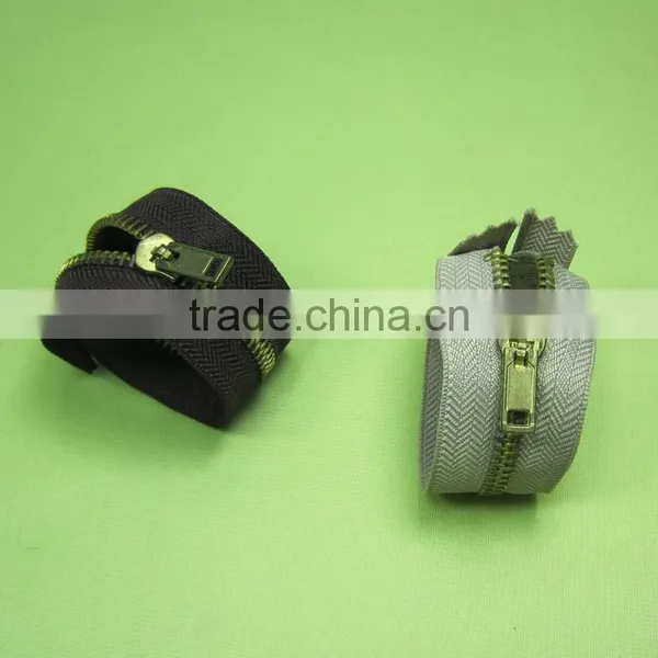 12years Experience Wholesale Price Custom Fancy Rose Gold Metal Zipper photo-5