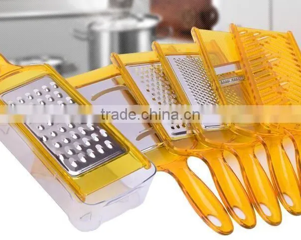 Graters Fruit & Vegetable stainless steel grater with holder
