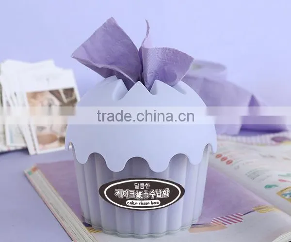 Creative Small Mini Cake Shaped Plastic Tissue Paper Box Holder photo-3