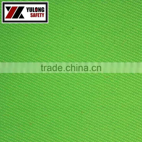 Manufacturer Wholesale High Quality EN20471 Fluorescent hi Vis Twill Fabric for High Visibility Garment