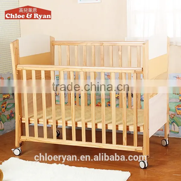 Baby Cot Bed Prices Adjustable Convertible Multi-purpose Standard Bedroom Wooden Nursery Baby Furniture photo-6