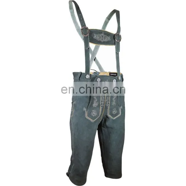 Knee Lederhosen, Trachten Lederhosen, Bavarian Clothing, Bavarian Lederhosen (Oktoberfest Clothing) photo-2